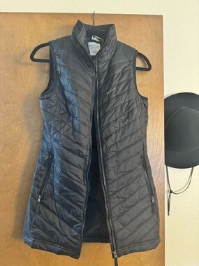 Skhoop Women's Black Quilted Puffer Vest